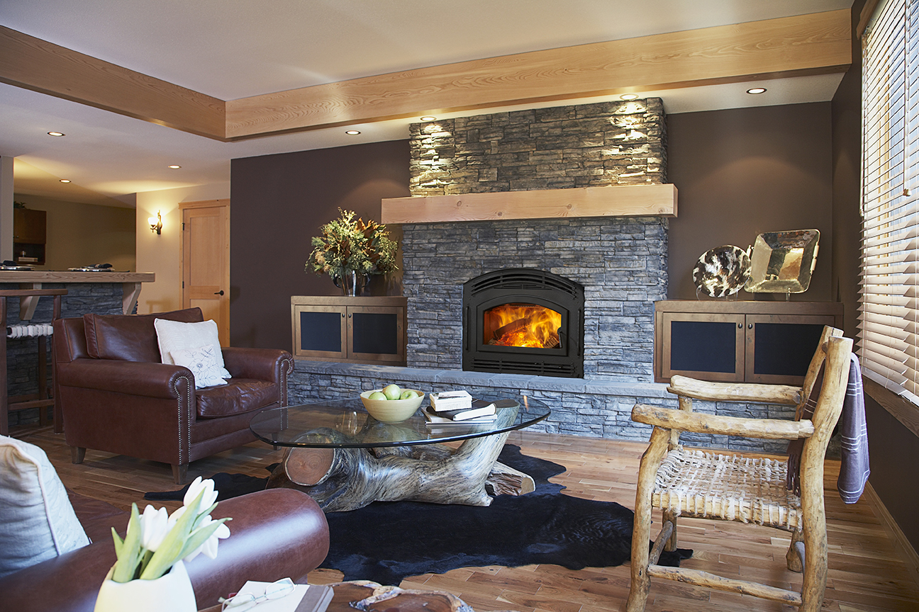 wood fireplace St ives