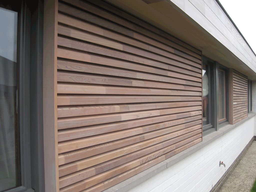 Facade cladding garage doors haberfield