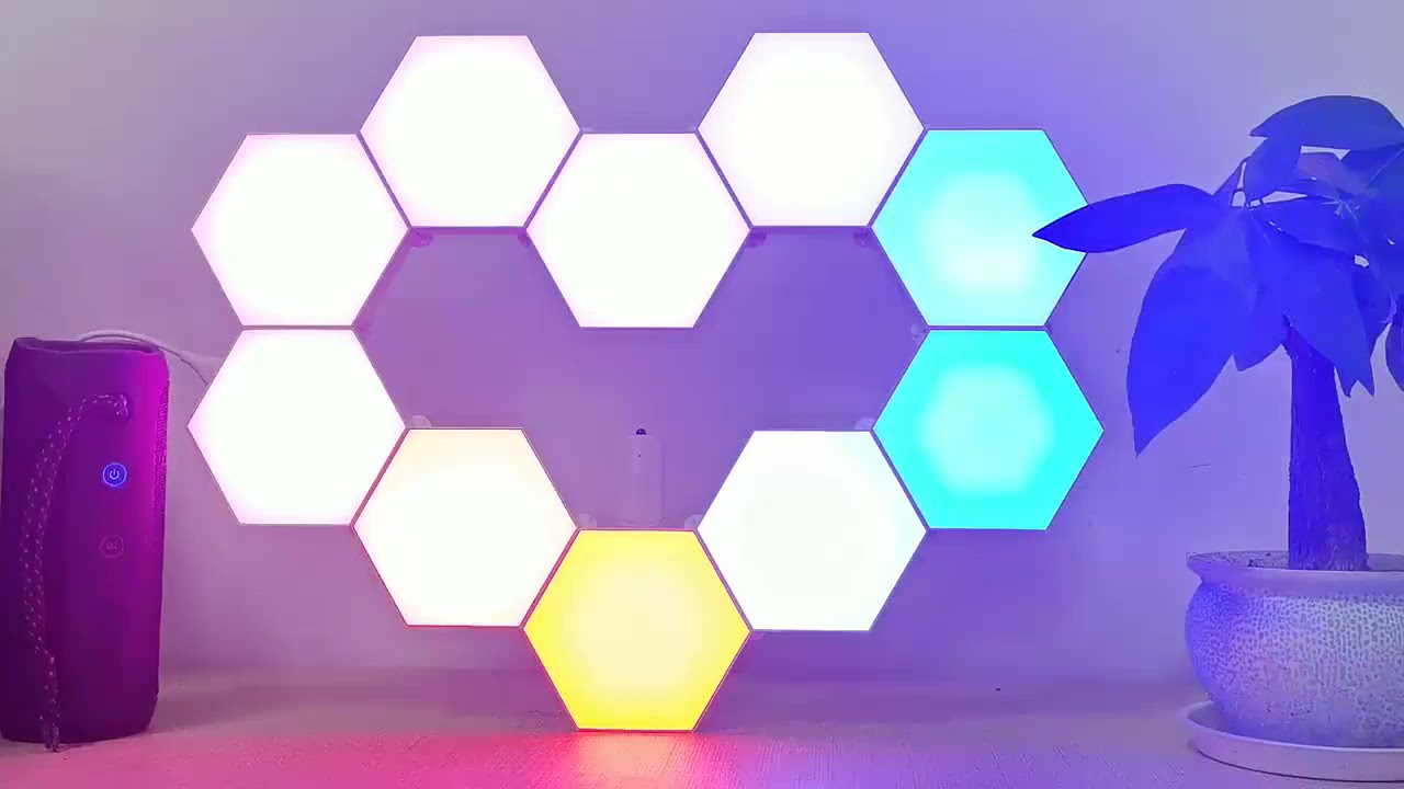 hexagon lights