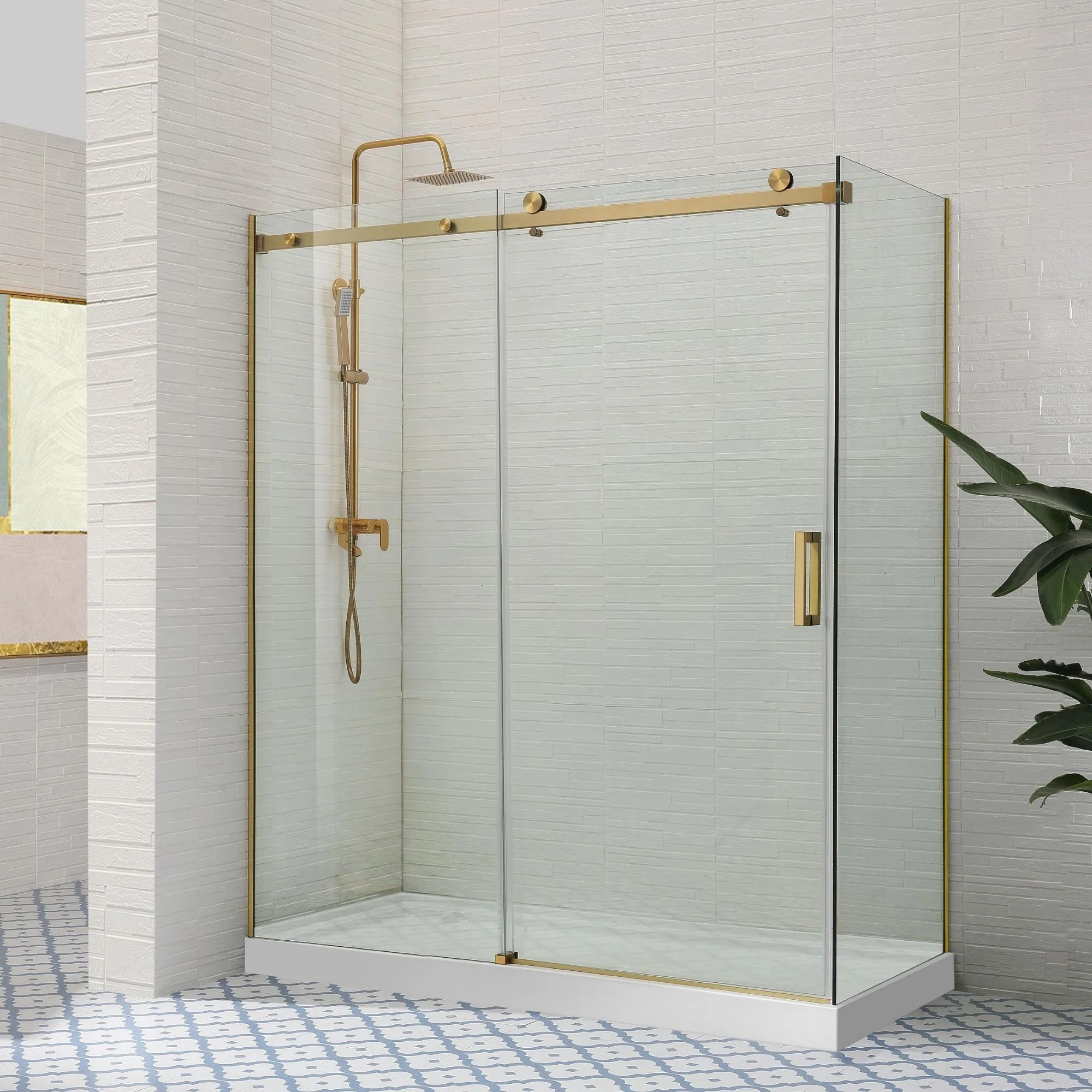 Frameless Sliding Shower Screens