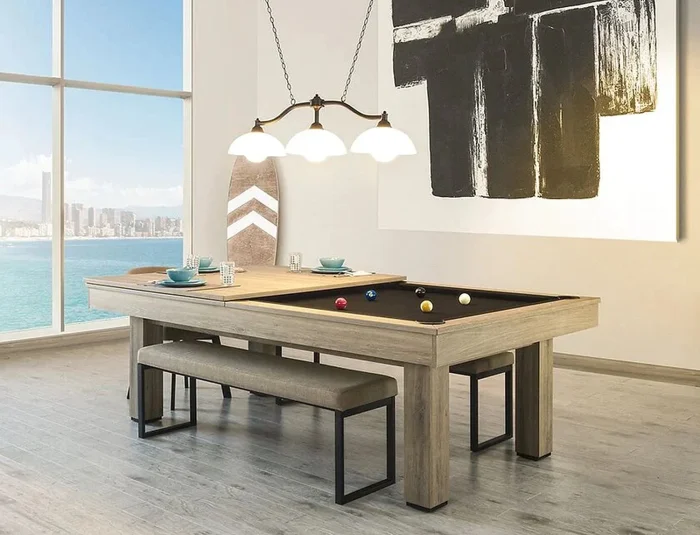 Pool and table tennis table
