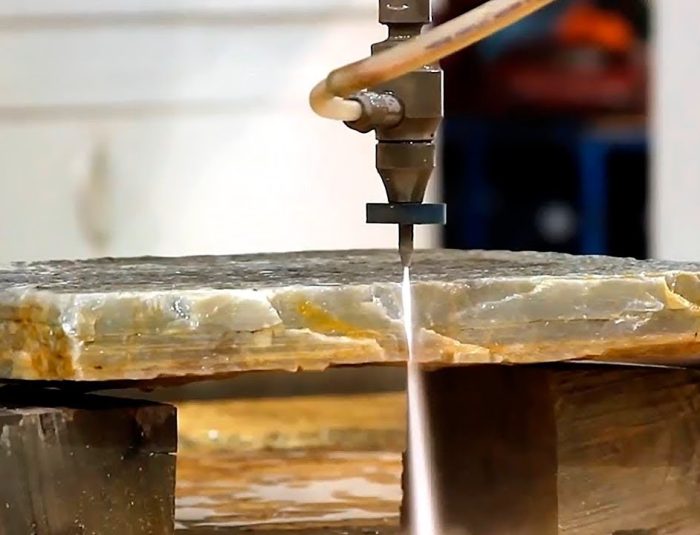 water jet stone cutting