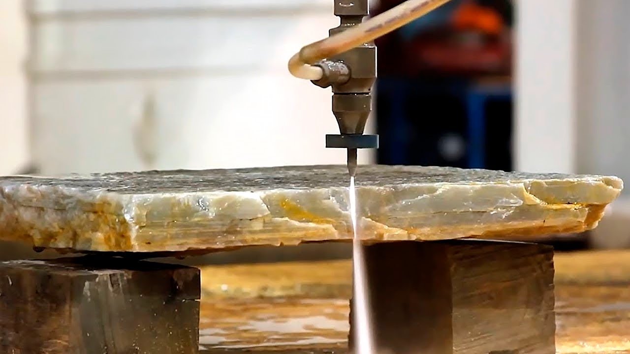 water jet stone cutting