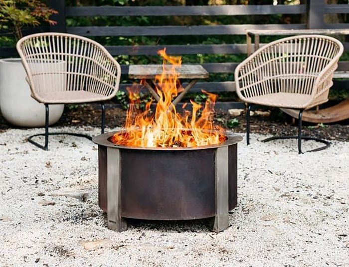 smokeless fire pit