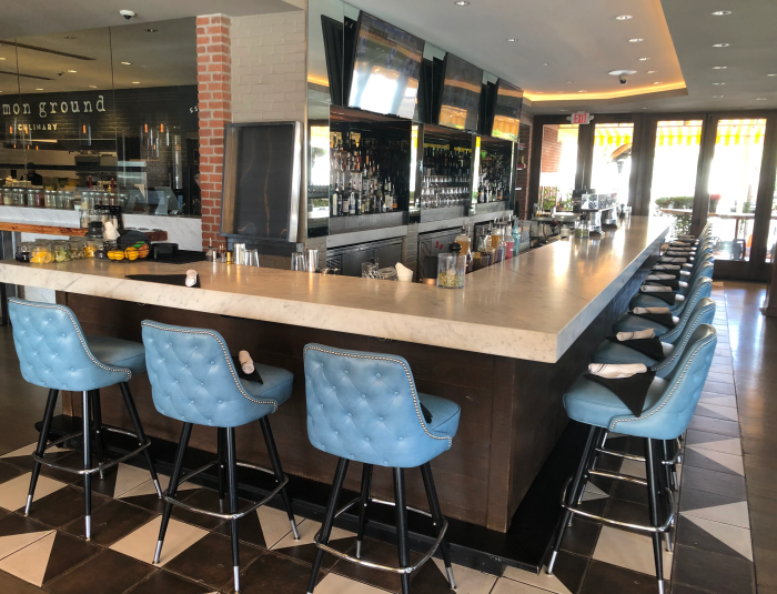 bar and bar stools