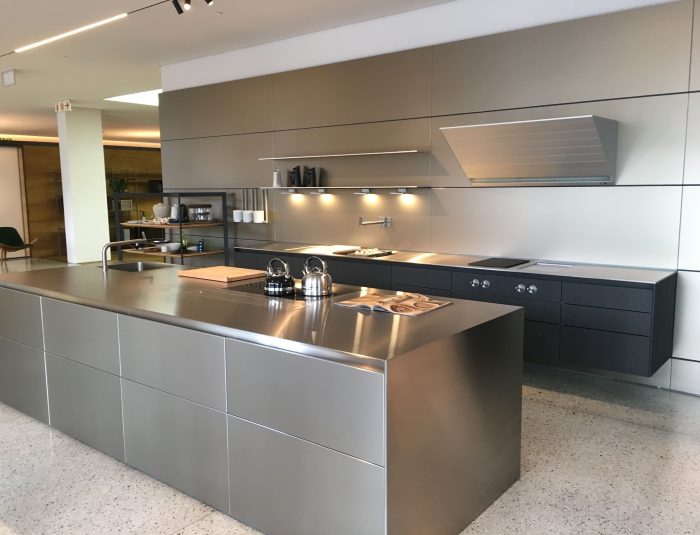 Domestic stainless steel kitchens