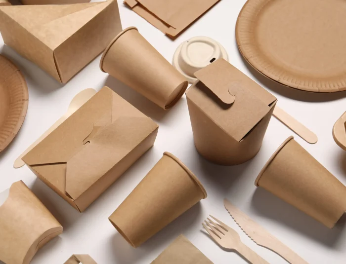 Retail packaging supplies including paper bags, food containers, takeaway cups and sustainable packaging