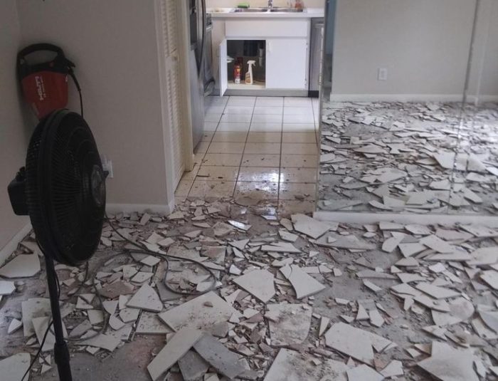 bathroom and kitchen demolition