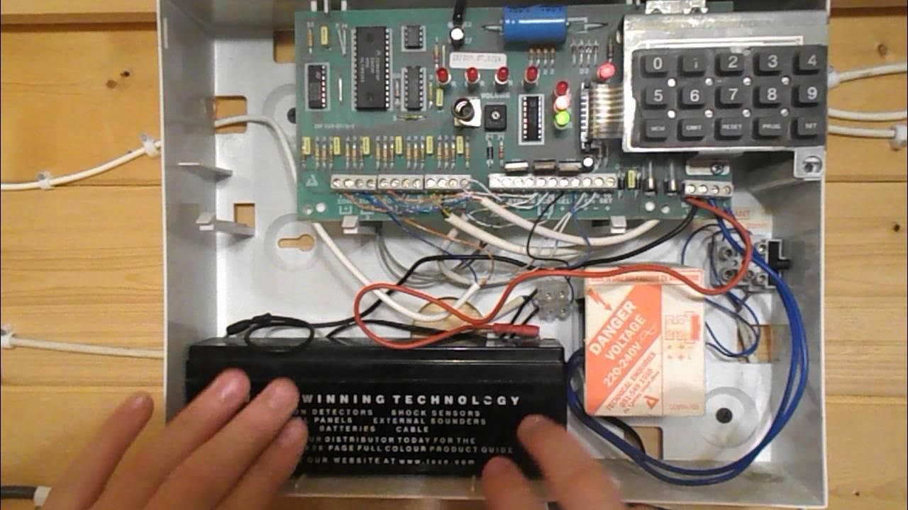 burglar alarm battery replacement