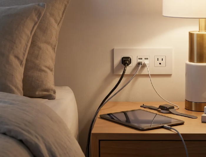 electric sockets with usb